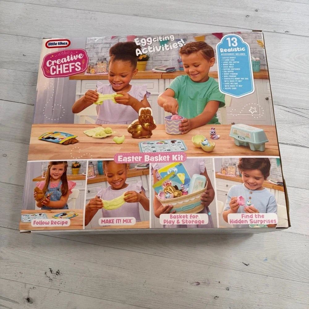 Little Tikes‎ Creative Chefs Easter Basket Kit kids toy food playset NEW